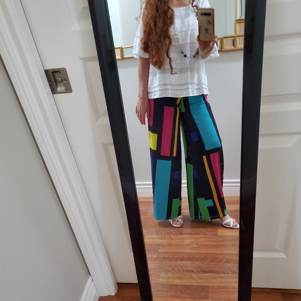 Colorful fabulous Palazzo pants XL
